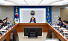 President Lee Jae Myung, center, presides over the third meeting of an emergency economic review task force at the Yongsan presidential office in central Seoul on July 30. [PRESIDENTIAL OFFICE]