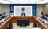 President Lee Jae Myung, center, presides over the third meeting of an emergency economic review task force at the Yongsan presidential office in central Seoul on July 30. [PRESIDENTIAL OFFICE]