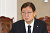 Financial Supervisory Service (FSS) Gov. Lee Chan-jin speaks during a meeting with CEOs of private equity funds at the FSS headquarters in Yeouido, western Seoul, on Jan. 10. [NEWS1]