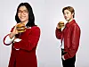 Singers Kim Bum-soo, left, and Woodz, the new campaign model for McDonald's Korea [MCDONALD'S KOREA]