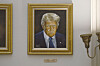A portrait of President Donald Trump hangs in the Colorado State Capitol in Denver on July 1, 2025. [AP/YONHAP]