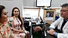 Vietnamese patients consults with medical staff at a dermatology clinic in Seomyeon, Busan. [JOONGANGILBO]