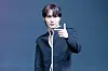 Kai poses for photos during a showcase held on April 21 at Yes24 Live Hall in eastern Seoul ahead of the release of his fourth EP ″Wait On Me.” [DANIELA GONZALEZ PEREZ]