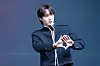 Kai poses for photos during a showcase held on April 21 at Yes24 Live Hall in eastern Seoul ahead of the release of his fourth EP ″Wait On Me.” [DANIELA GONZALEZ PEREZ]