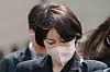Moon Da-hye, daughter of former President Moon Jae-in, leaves the Seoul Western District Court following her sentencing hearing on charges of driving under the influence and running an illegal Airbnb business, in this file photo from April 17. [YONHAP]