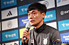 Former Jeju United manager speaks during a press conference held at Hotel Bareve in Seogwipo, Jeju on Feb. 7. [YONHAP]