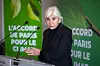 President and CEO of the European Climate Foundation Laurence Tubiana speaks during a press conference about the 10th anniversary of the Paris Agreement in Paris, France, 10 April 2025. [EPA/YONHAP]