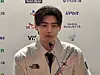 Sunghoon of Enhypen attends a press conference at the Korea House set up at Villa Necchi Campiglio in Milan, Italy, on Feb. 5. [YONHAP]
