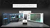 A rendered image of Samsung SDI's booth at the 2025 Interbattery Europe exhibition set to take place in Munich, Germany, from May 7 through May 9. [SAMSUNG SDI]