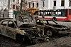 The site of a Russian missile strike amid Russia's attack on Ukraine, in Sumy, Ukraine, on April 13. [REUTERS/YONHAP]