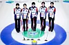 The national Korean women's curling team which won the gold medal in curling at the Harbin Winter Asian Games, is interviewed by JoongAng Ilbo in Gyeonggi Province on March 4. [JOONANG ILBO]
