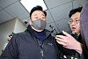 Lee Kwang-woo, chief of bodyguard division at the Presidential Security Service, attends a police questioning session at headquarters of the National Office of Investigation in western Seoul on Jan. 24. [NEWS1]