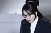 Kim Keon Hee, the wife of former president Yoon Suk Yeol, appears as a suspect at the office of special prosecutor Min Joong?ki in the KT Gwanghwamun Building West in Jongno District, central Seoul, on Aug. 6. [KIM KYUNG-ROK]