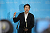 Reform Party presidential candidate Lee Jun-seok speaks during an emergency press conference held at the National Assembly in Yeouido, western Seoul on May 30. [YONHAP]