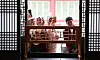 Foreign tourists take pictures of the inside of Changdeok Palace's Huijeongdang Hall in central Seoul on Oct. 1. [NEWS1]