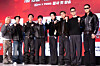 Musicians featuring as producers of the twelfth season of Mnet's ″Show Me The Money″ hip-hop competition program pose for photos during a press conference held in southern Seoul on Jan. 15. From left: Lil Moshpit, Jay Park, Loco, Gray, Zico, Crush, Hukky Shibaseki and J-Tong.[DANIELA GONZALEZ PEREZ]