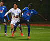 Red Star Belgrade fullback Seol Young-woo, left, in action during a Serbian SuperLiga match against Mladost Lucani at SRC MR Rados Milovanovic in Serbia in a photo shared on Red Star's official Facebook account on Saturday. [SCREEN CAPTURE]