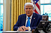 U.S. President Donald Trump speaks as he signs documents in the Oval Office at the White House in Washington, U.S. Feb. 4. [REUTERS/YONHAP]
