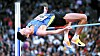 Korea's Woo Sang-hyeok competes in the men's high jump final during the Diamond League Final at Stadion Letzigrund stadium in Zurich on Aug. 31. [AFP/YONHAP]