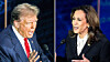 Donald Trump, left, and Kamala Harris [AFP/YONHAP]