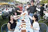 Visitors enjoy chicken and beer at the 2024 Daegu Chimac Festival in Daegu on July 3, 2024. [NEWS1]