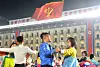 People take part in celebrations to mark Kim Il Sung's birthday at Kim Il Sung Square in Pyongyang on April 14, 2024. [YONHAP]