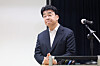 TheBorn Korea CEO Paik Jong-won attends a press conference at Space Share Gangnam in Seocho District, southern Seoul, on March 28. [YONHAP]