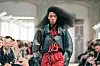 A model presents a creation by Louis Vuitton for the Womenswear Ready-to-wear Fall-Winter 2025/2026 collection as part of the Paris Fashion Week, in Paris on March 10. [AFP/YONHAP]