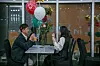 Participants in the city's mass blind date event have one-on-one conversations on Saturday. [SEOUL METROPOLITAN GOVERNMENT]
