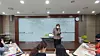 Krystyna Zheludkova teaches a mock class as part of her course at Korea University. [KRYSTYNA ZHELUDKOVA]