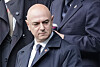 Daniel Levy, then-executive chairman of Tottenham Hotspur, looks on during the English Premier League soccer match between Tottenham Hotspur and West Ham United on Oct. 19, 2024, at the Tottenham Hotspur Stadium in London. [AP/YONHAP]