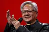 Nvidia CEO Jensen Huang attends a round table discussion at the VivaTech fair dedicated to innovation and startups in Paris, France, on June 11. [AP/YONHAP]