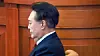 Impeached President Yoon Suk Yeol attends his impeachment trial at the Constitutional Court in central Seoul on Feb. 4. [JOINT PRESS RELEASE]