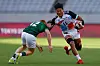 Korea's Choi Seong-deok, right, is in action with Gavin Mullin of Ireland during a classification match at the Tokyo Olympics on July 27, 2021 in Tokyo, Japan. [REUTERS/YONHAP]