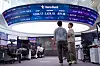 Electronic displays at Hana Bank's trading room in Jung District, central Seoul, show the won-dollar exchange rate on Nov. 10. [NEWS1]