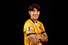 Gwangju FC midfielder Park Tae-jun poses for a photo during an interview with the JoongAng Ilbo in Incheon on April 20. [JOONGANG ILBO]