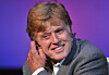 U.S. actor Robert Redford speaks at the Women's Conference 2010 at the Long Beach convention center in Long Beach, California on Oct. 26, 2010. Cinema legend Robert Redford, a screen great both in front of and behind the camera whose career spanned six decades, died early on Sept. 16, at his home in Utah, his publicist said. He was 89. [AFP/YONHAP]
