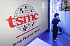 This photo shows the logo of TSMC during the Taiwan Innotech Expo at the World Trade Center in Taipei on Oct. 14, 2022. [AP/YONHAP]