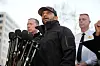 FBI Director Kash Patel speaks during a press conference following the shooting of two National Guard soldiers near the White House in Washington on Nov. 26. [AP/YONHAP]