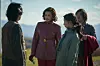 Actor Lee Ha-nee, second from left, stars as Jung Hee-ran, a top star of the 1970s and ’80s, in the Netflix original series ″Aema″ [NETFLIX]