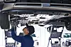 A Hyundai Motor certified used-car specialist conducts a quality inspection in Gunsan, North Jeolla, on Aug. 5, 2024. [YONHAP]