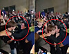A fan in Sao Paulo appears to attempt to kiss Younite member Eunho on Aug. 17. [SCREEN CAPTURE]