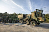 Korean army soldiers deploy the multiple launch rocket system Chunmoo during a live-fire drill in Goseong County, Gangwon on Oct. 17, 2024. [AP/YONHAP]