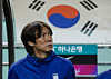 Korean men's national football team manager Hong Myung-bo stands on the touchline before a friendly match between Korea and Paraguay at the Seoul World Cup Stadium in Mapo District, western Seoul, on Oct. 14. [KIM JUNG-HUN]