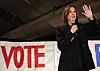 Democratic presidential nominee U.S. Vice President Kamala Harris speaks during a campaign event in Scranton, Pennsylvania, on Nov. 4, 2024. [REUTERS]