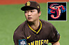 Go Woo-suk, whom the San Diego Padres traded to the Miami Marlins last week, pitched his first game for the Marlins' Triple-A affiliate Jacksonville Jumbo Shrimp in a game against the Omaha Storm Chasers in Papillion, Nebraska on Wednesday. Inset: Jacksonville Jumbo Shrimp logo. [NEWS1]