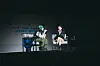 Blackpink member Jennie interviews Billie Eilish at the listening event, hosted at Grand Walkerhill Seoul's Théatre des Lumières in Gwangjin District, eastern Seoul, on June 18. [SPOTIFY]