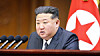 North Korean leader Kim Jong-un speaks during the 13th session of the 14th Supreme People's Assembly held at the Mansudae Assembly Hall in Pyongyang on Sept. 22, 2025. [YONHAP]