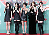(G)I-DLE poses on the red carpet during SBS's ″Gayo Daejeon″ at the Inspire Arena in Incheon on Dec. 25, 2024. [NEWS1]