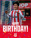 Stoke City's birthday post for attacking midfielder Bae Jun-ho on its official X account. [SCREEN CAPTURE]